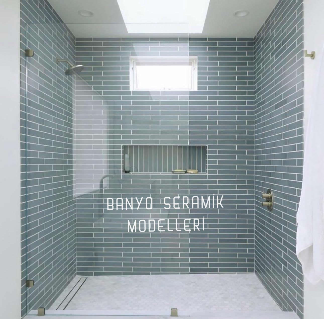 Banyo Seramik Modelleri-BSM-024, Tuğla Desenli 5x25 Banyo Çinisi